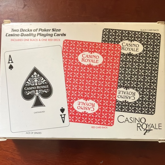 Casino Royals James Bond collection playing cards 2 decks of playing cards poker - Picture 2 of 8